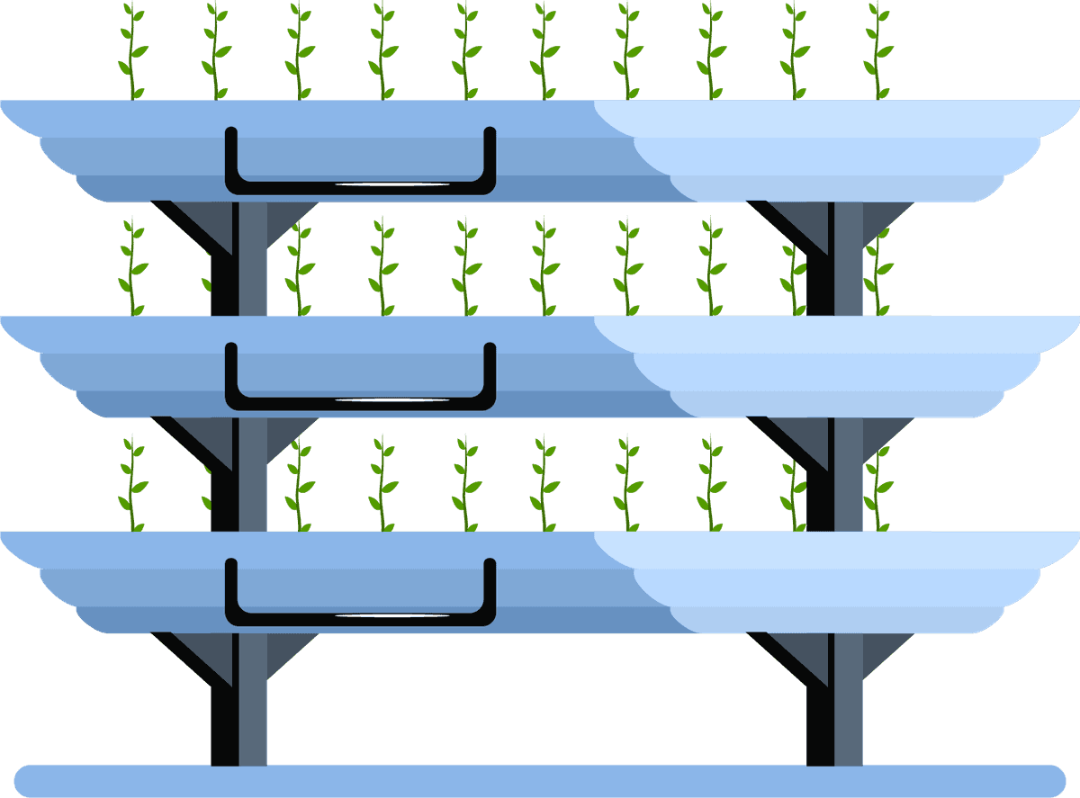 smart farming orthogonal flat