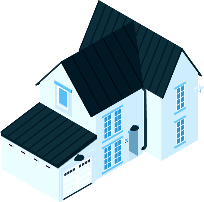 comprehensive smart home isometric infographic flowchart illustrating advanced automation features and benefits