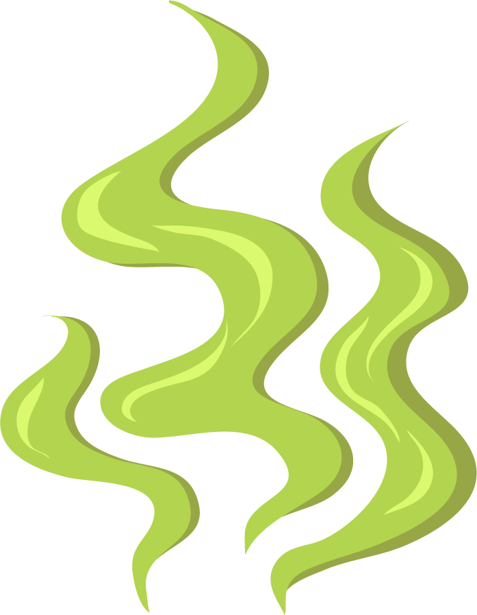 smelling smoke icon kit for environmental awareness and safety applications