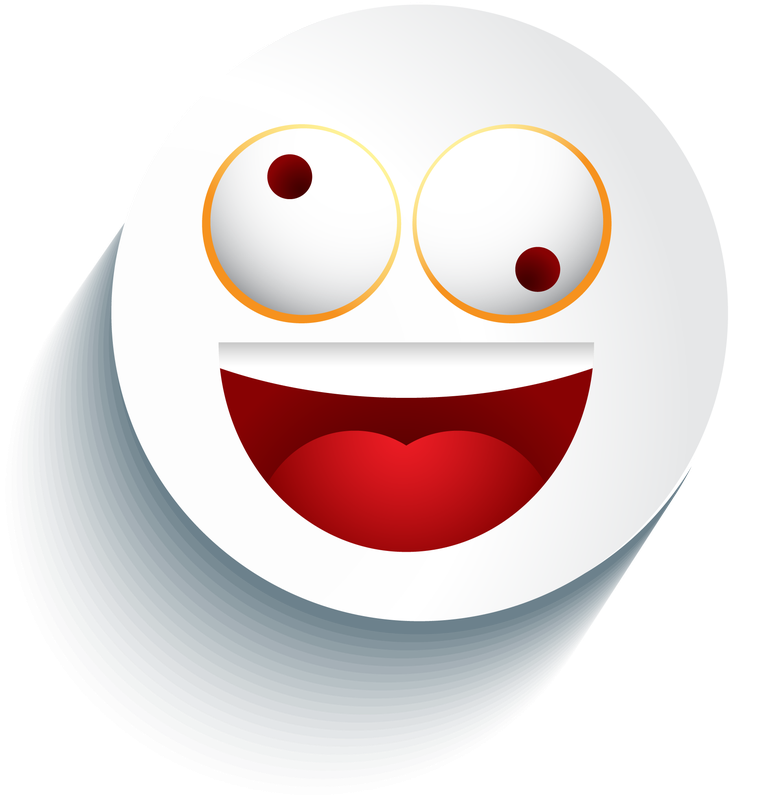 smiley face icon white cricle emoticon set