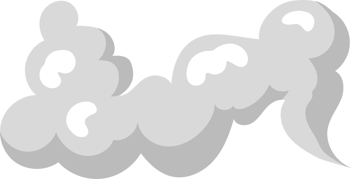 smoke steam clouds set for artistic backgrounds and creative projects