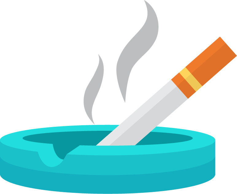 smoking kill stop smoking flat icon