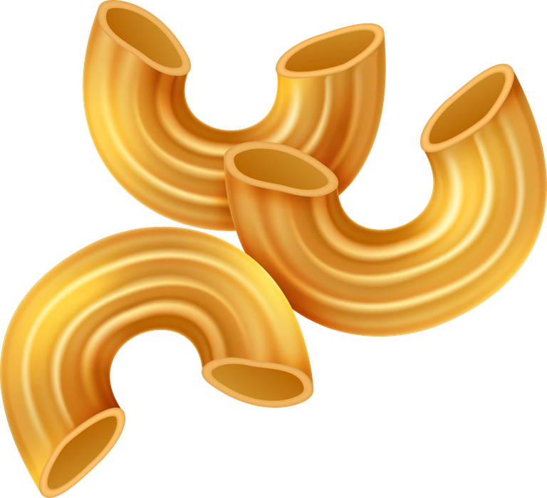 snack pasta realistic set featuring delicious elbow macaroni for culinary creations