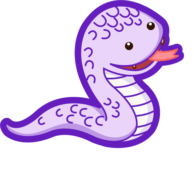 cute anthropomorphic snake zodiac qvector for playful animal lovers and astrology fans