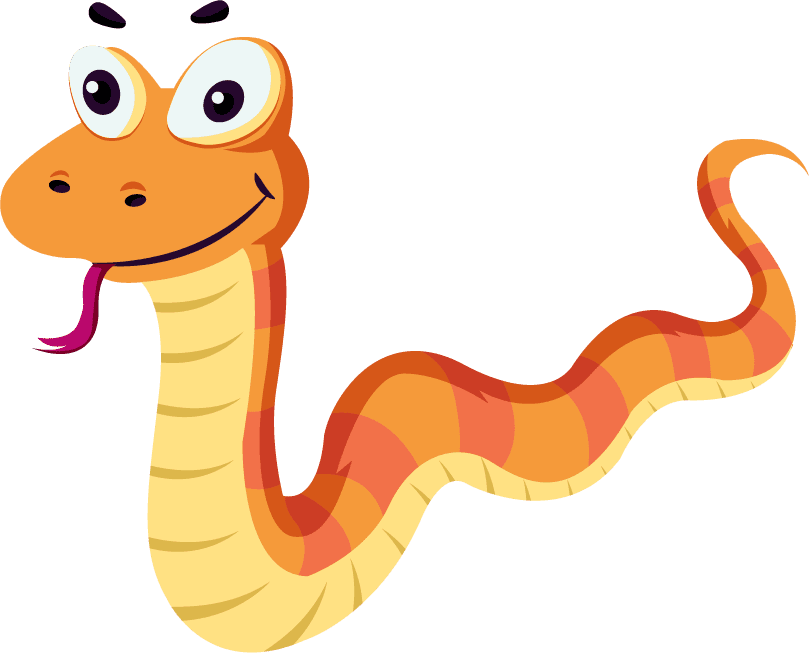 snake king cobra icons comic cartoon sketch colorful 