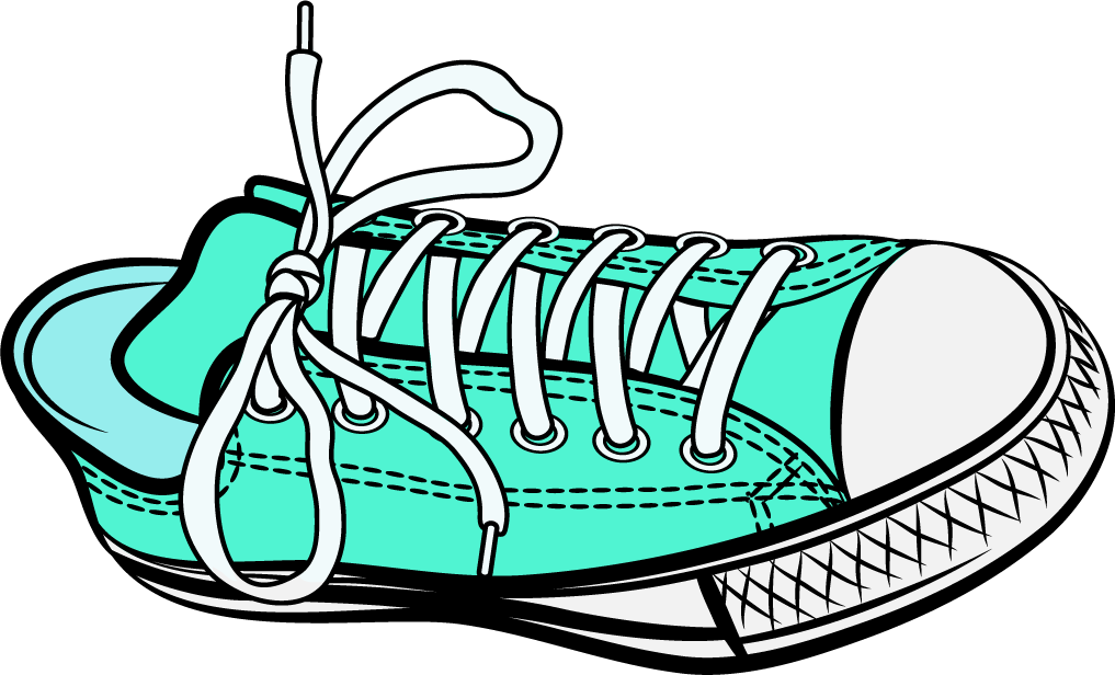 sneakers shoes horizontal seamless pattern for trendy apparel and stylish backgrounds