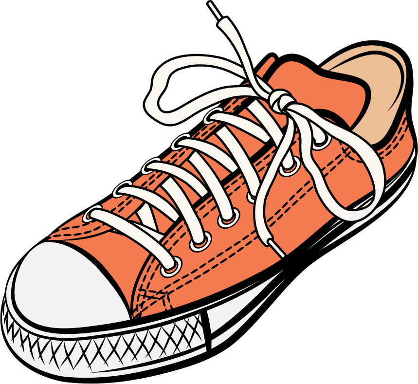 sneakers shoes horizontal seamless pattern