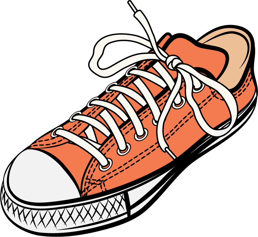 sneakers shoes horizontal seamless pattern