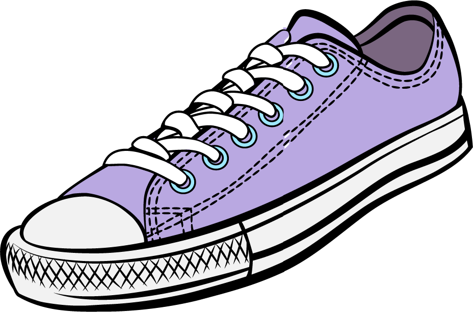 sneakers shoes horizontal seamless pattern