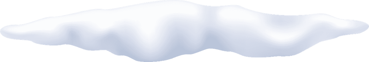 snow capes piles transparent for seasonal designs and winter-themed projects