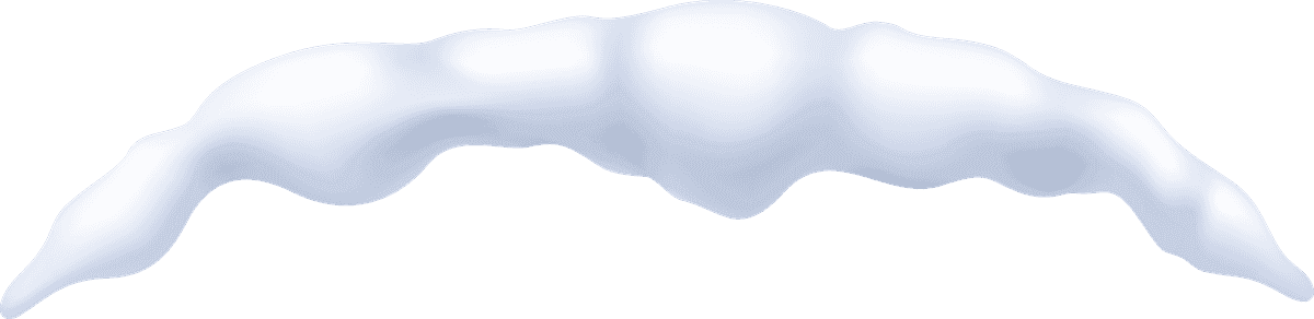 snow capes piles winter set perfect for seasonal decorations and festive backgrounds