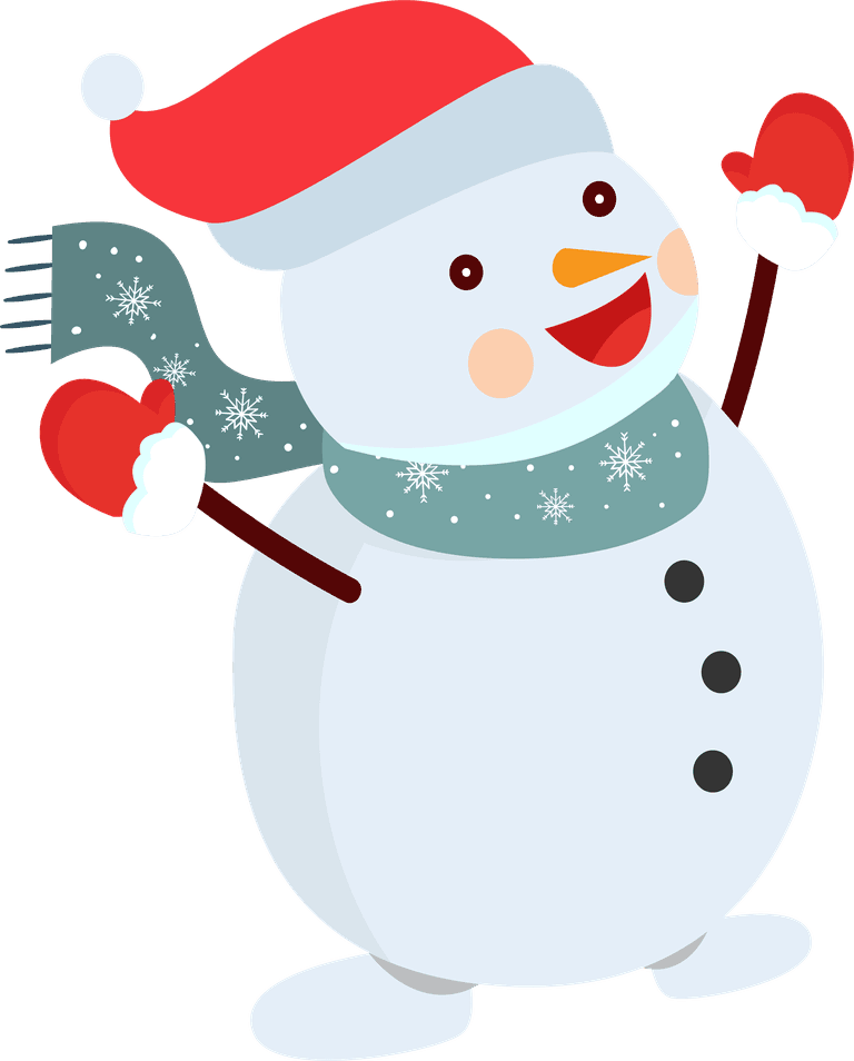 snowman snowman icons collection cute stylized happy emotion