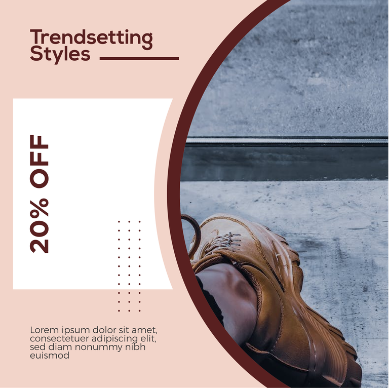 fashion new arrival sales off social media post template