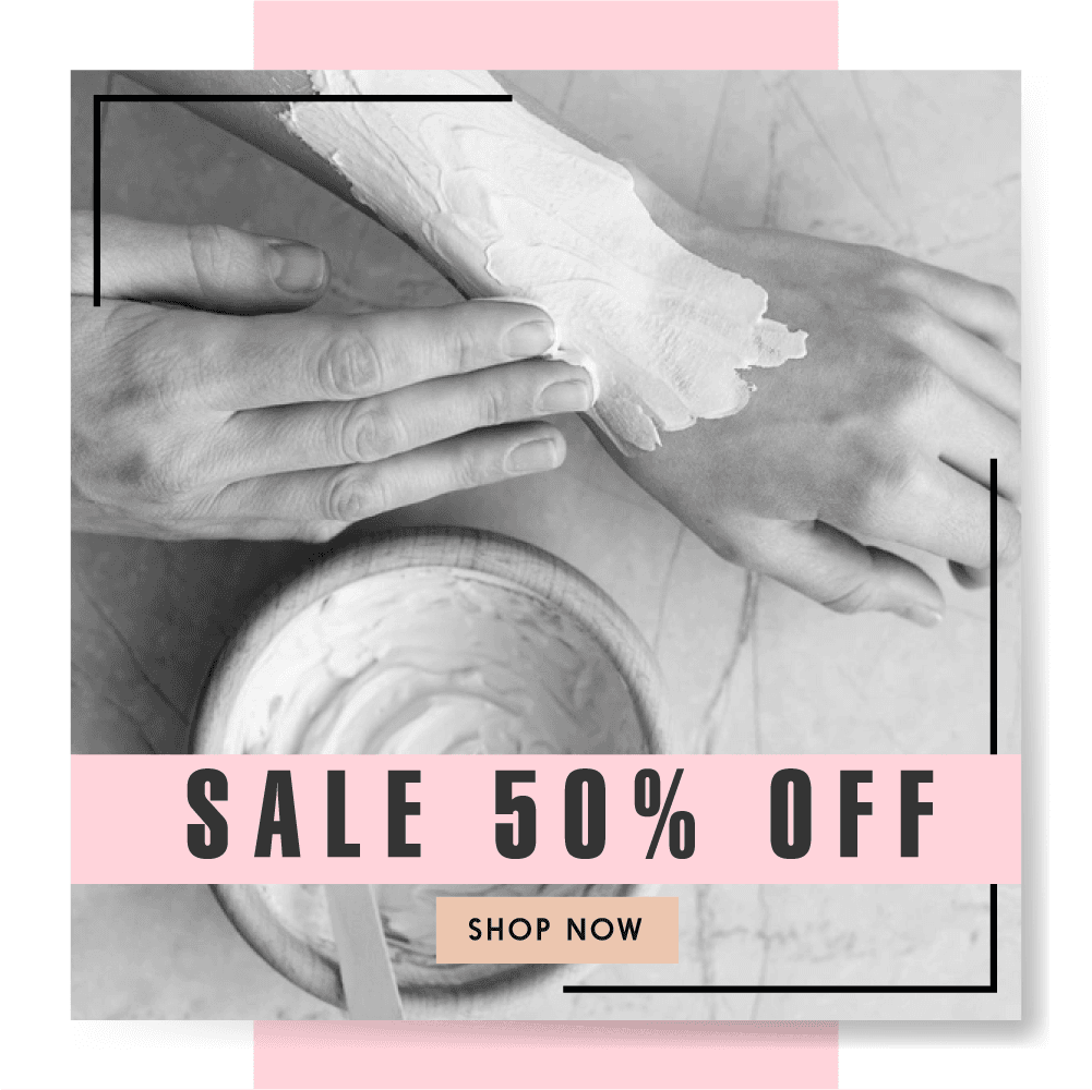 stylish social media patterns and textures for promoting skincare sales effectively