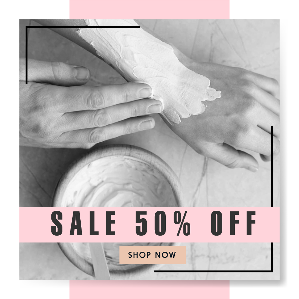 stylish social media patterns and textures for promoting skincare sales effectively