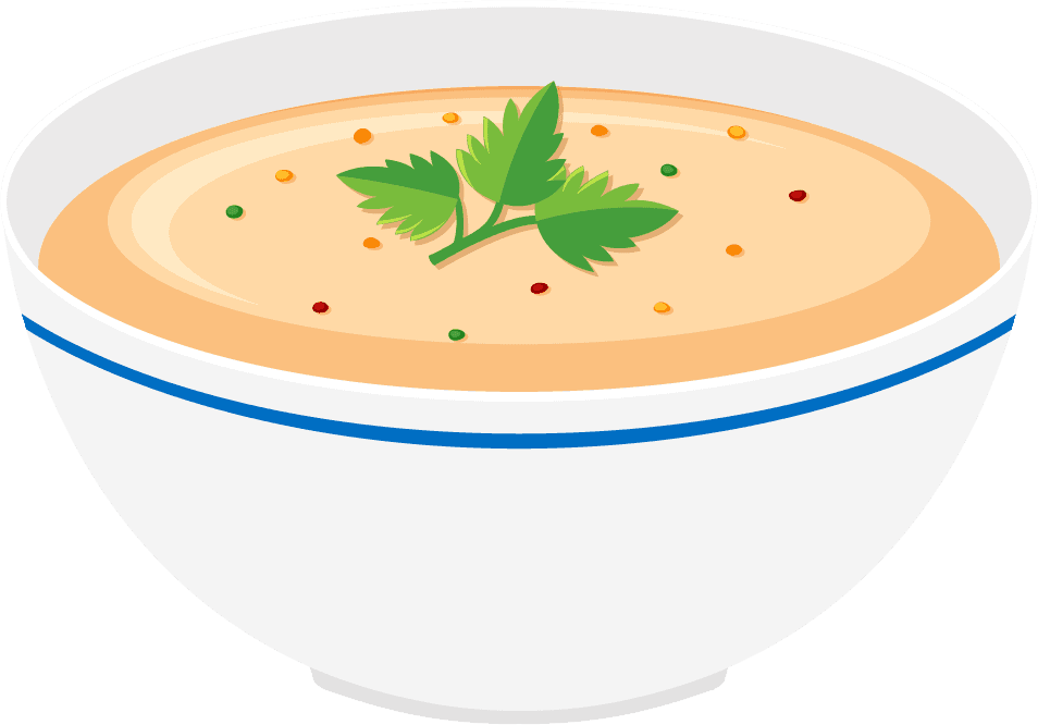 soup icon set flat