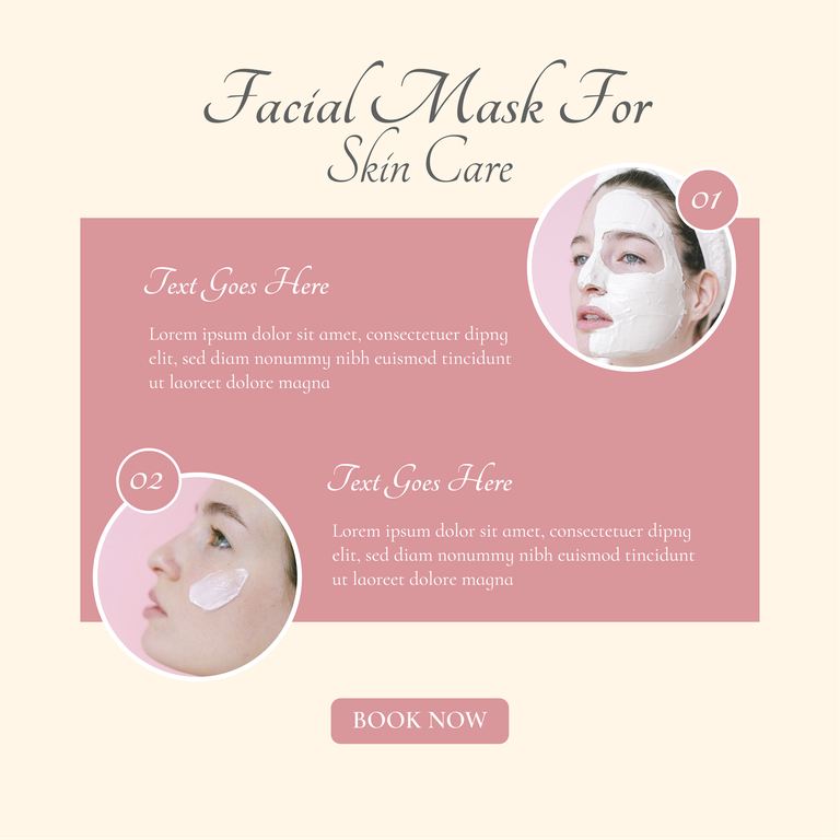 spa ads social media instagram post template