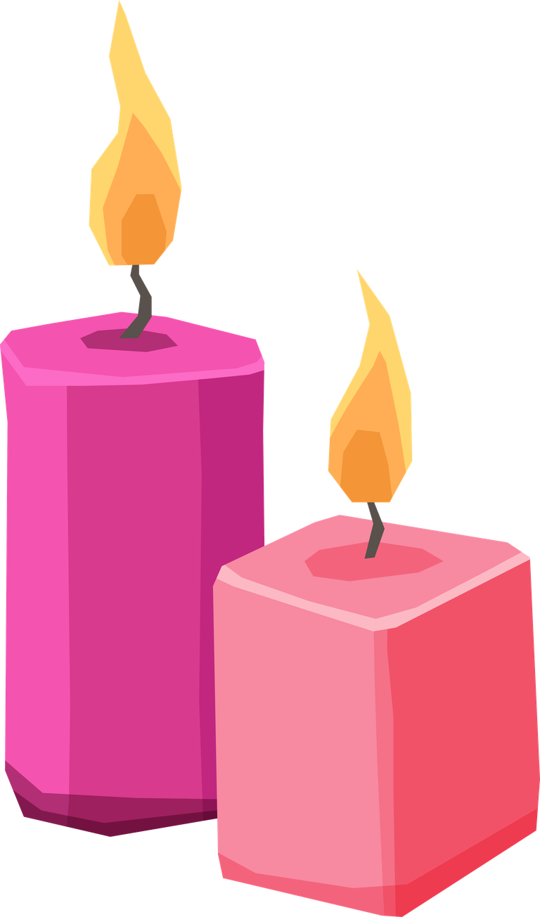spa spa icons set featuring colorful candles for relaxation and wellness environments