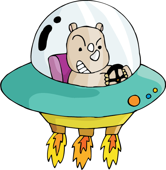 spaceship bear cartoon animals exploring space with laughter and adventure