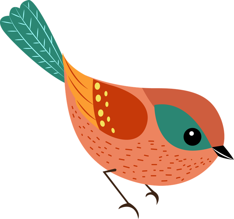 sparrow animals icons colored cute cartoon 