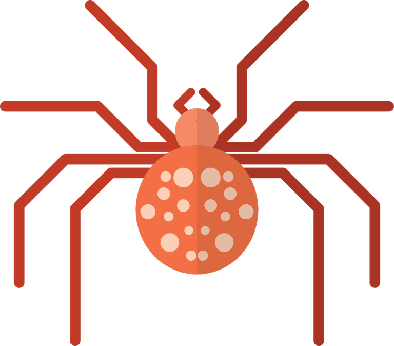 spider tarantula icons vector