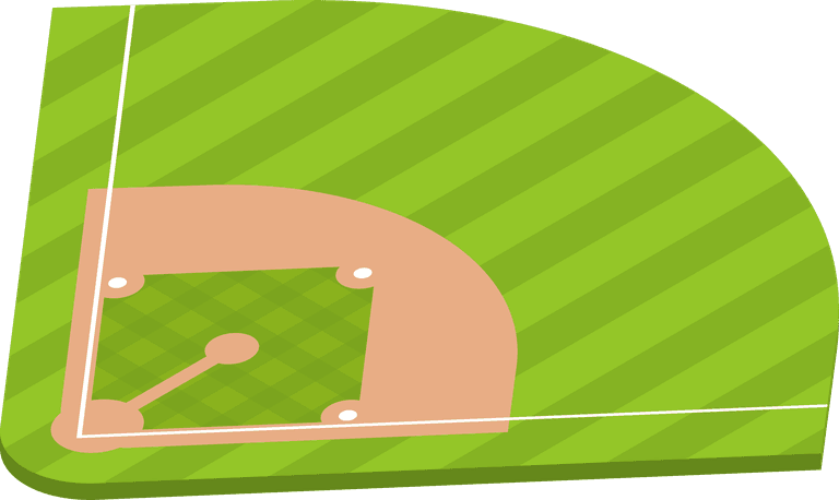 isolated isometric sport fields illustration