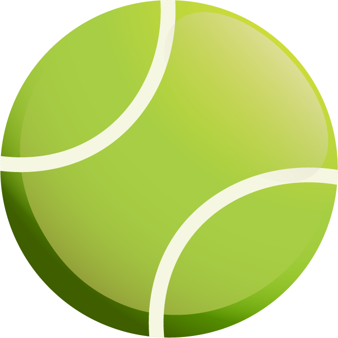 ball and sports accessories featuring a shiny green tennis ball for athletic activities