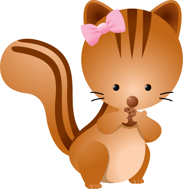 adorable squirrel animal characters vectors for playful children's illustrations and designs