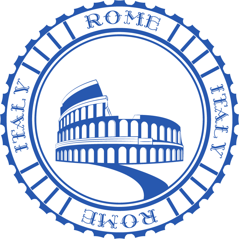 stamps with landmarks graphics featuring the iconic colosseum in rome, italy