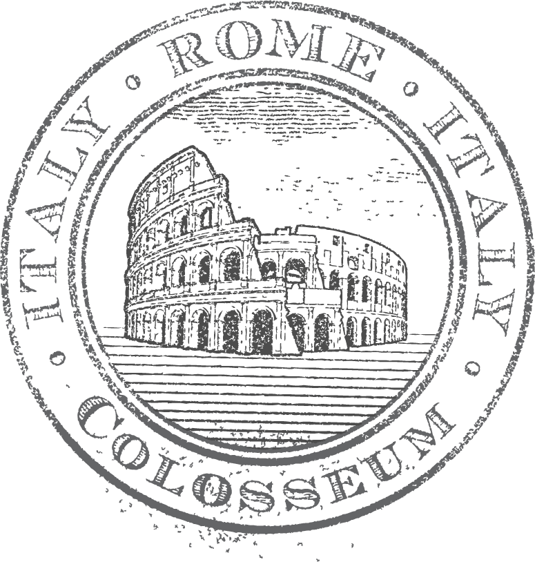 stamps with landmarks graphics featuring the iconic colosseum from rome ...