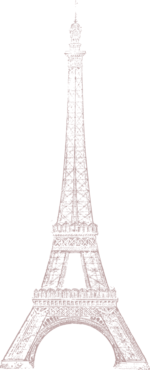 stamps with landmarks graphics showcasing the iconic eiffel tower for travel enthusiasts