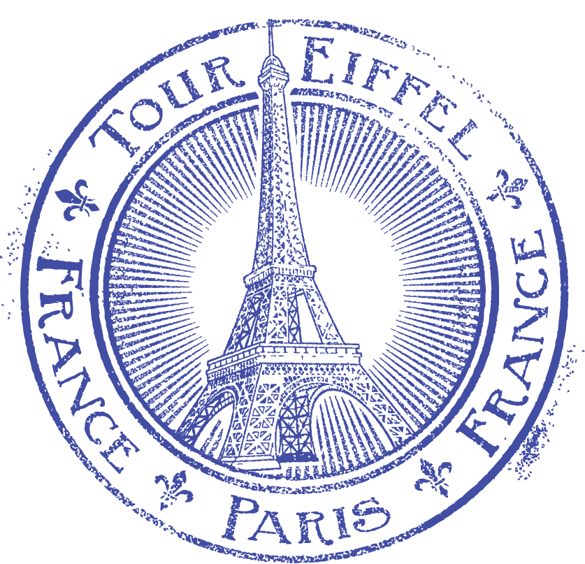 stamps with landmarks graphics featuring the iconic eiffel tower in paris for souvenirs