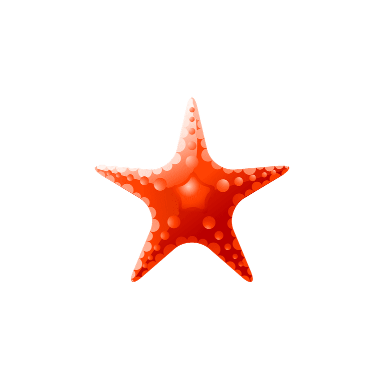 starfish funny marine animal cartoon vectors set