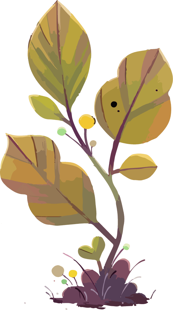 storybots plant designs art cover vector