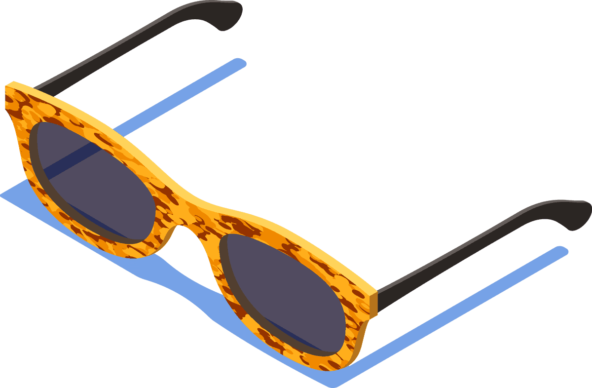 summer vacation vintage accessories with stylish tortoiseshell sunglasses for sunny days