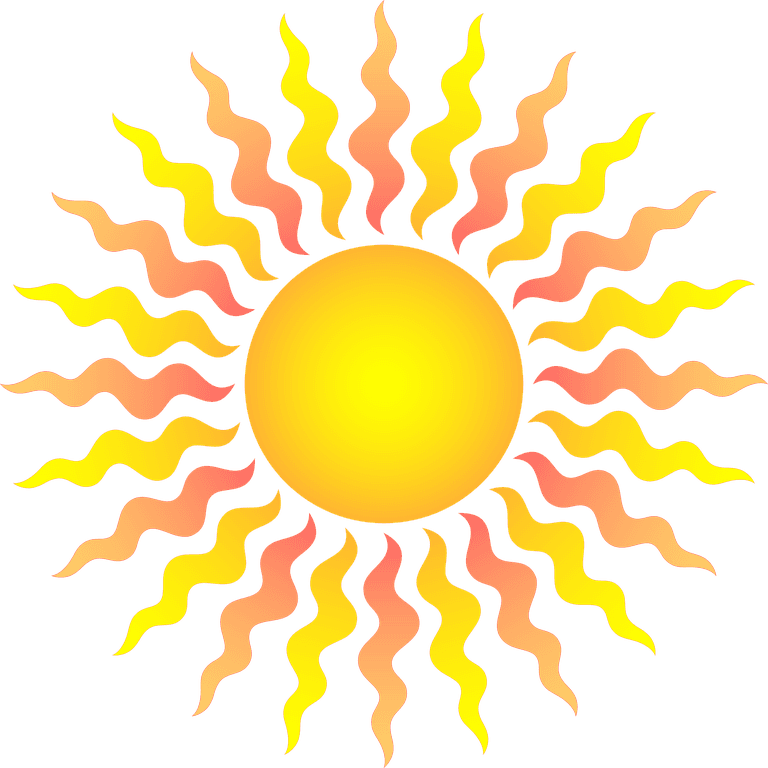 sun elements collection vector showcasing vibrant yellow and pink sun designs for creative projects