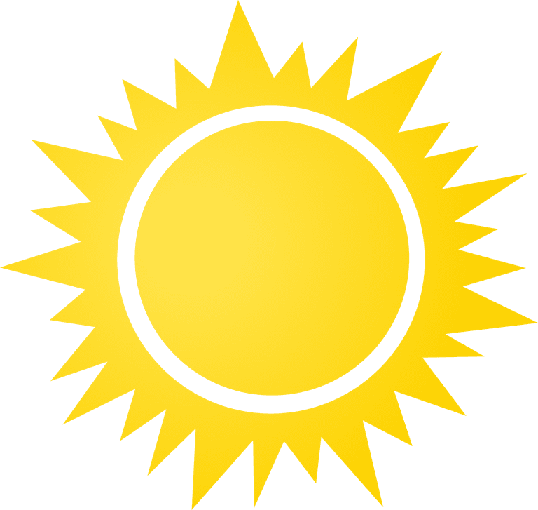 sun elements collection vector for cheerful summer projects and vibrant illustrations