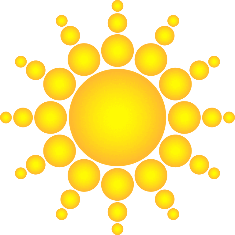 sun elements collection vector featuring bright and cheerful sun designs for various creative projects