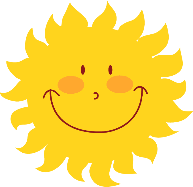 sun weather icons cute stylized playful sun illustrations for cheerful presentations