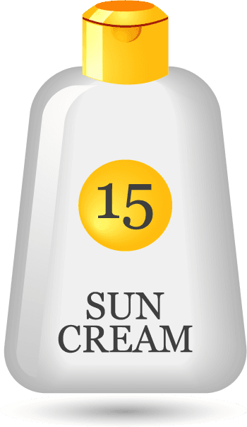 sunscreen summer icons
