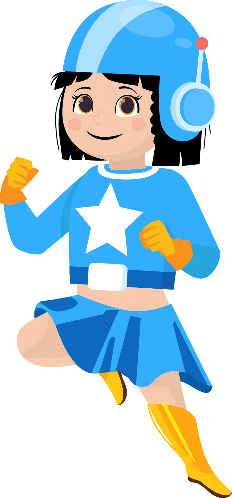 super hero hero kids icons cute cartoon characters sketch