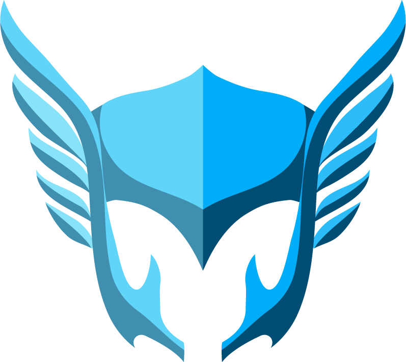 super hero masks face flat style