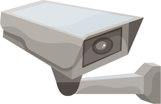 surveillance camera realistic icons