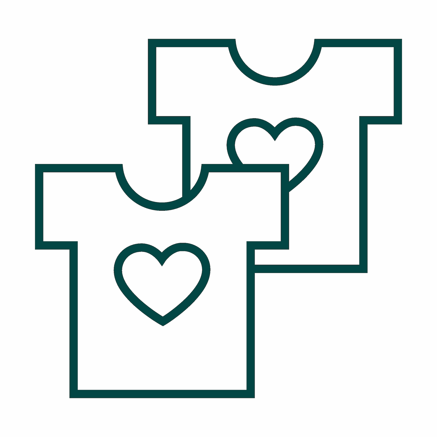 sweet twin set line art t-shirt design