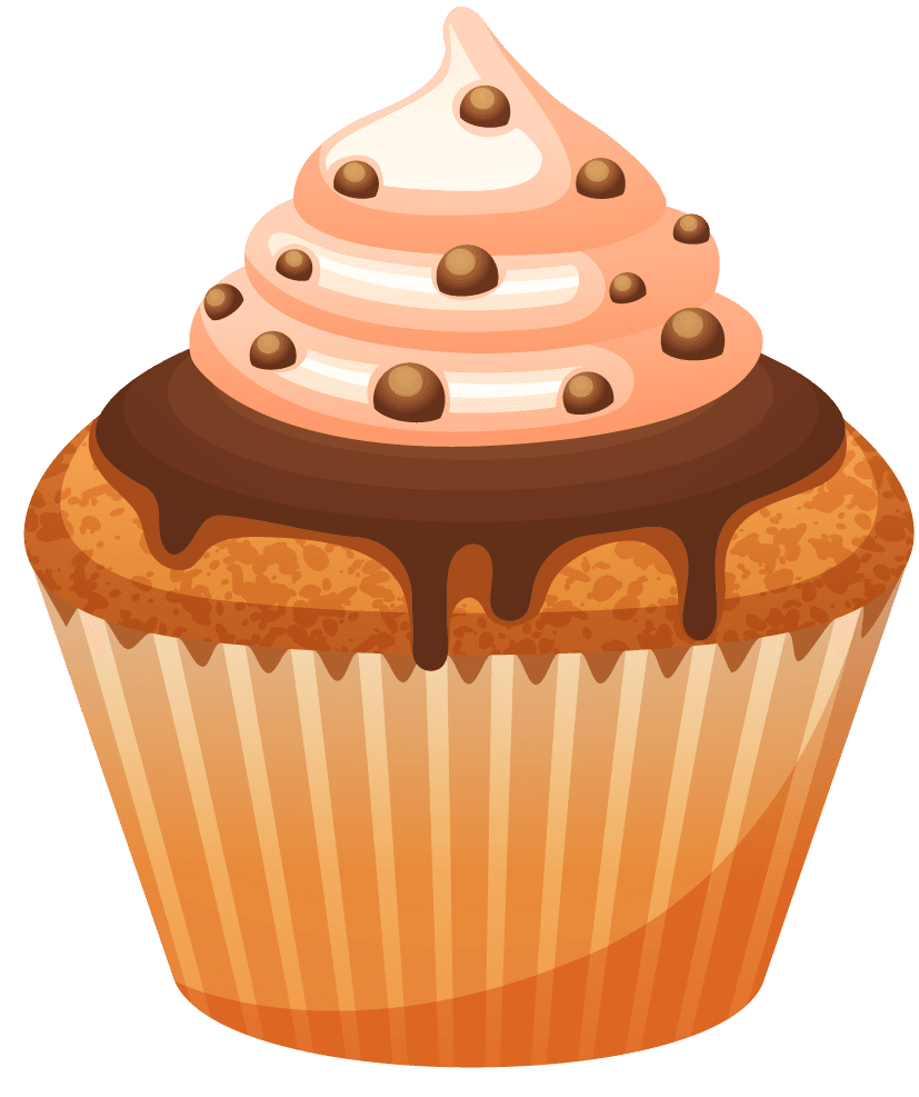 sweets cakes cup cake cookies illustration