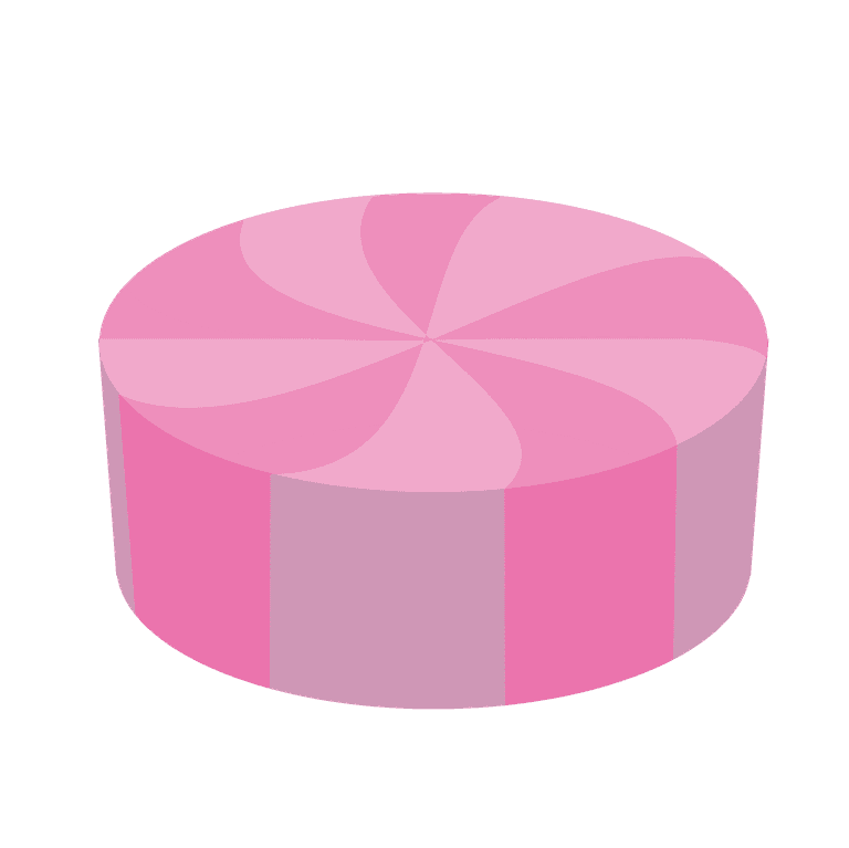 sweets cake and candy illustration