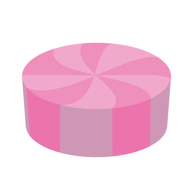sweets cake and candy illustration with vibrant colors and fun patterns for celebrations