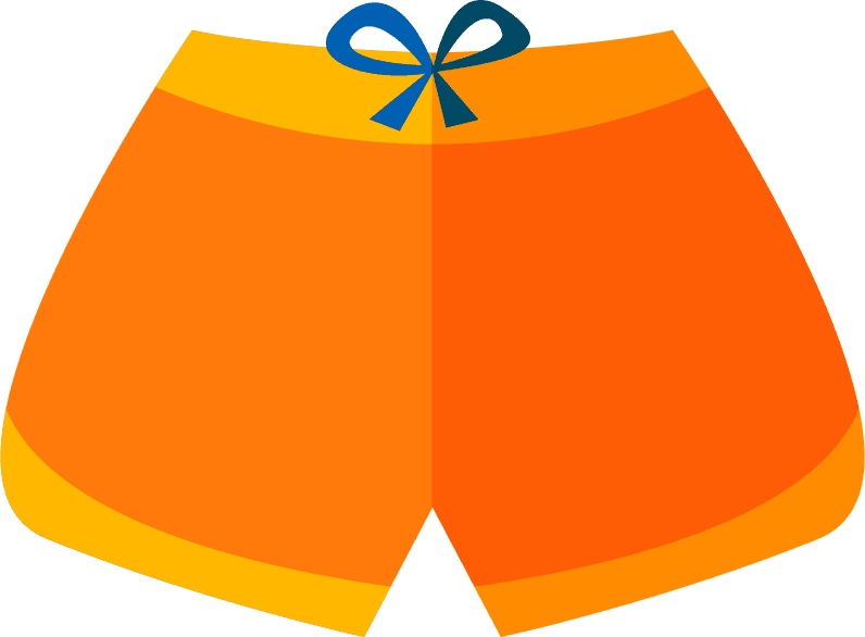flat summer swimwear illustration