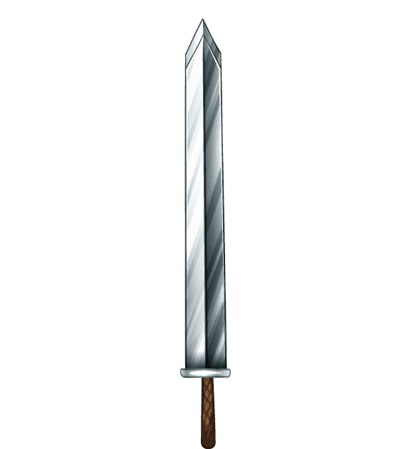 sword set medieval character