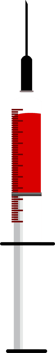 syringe medical icons set